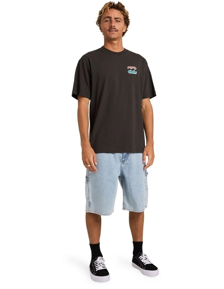 Heritage Arch T-Shirt In Raven image 5