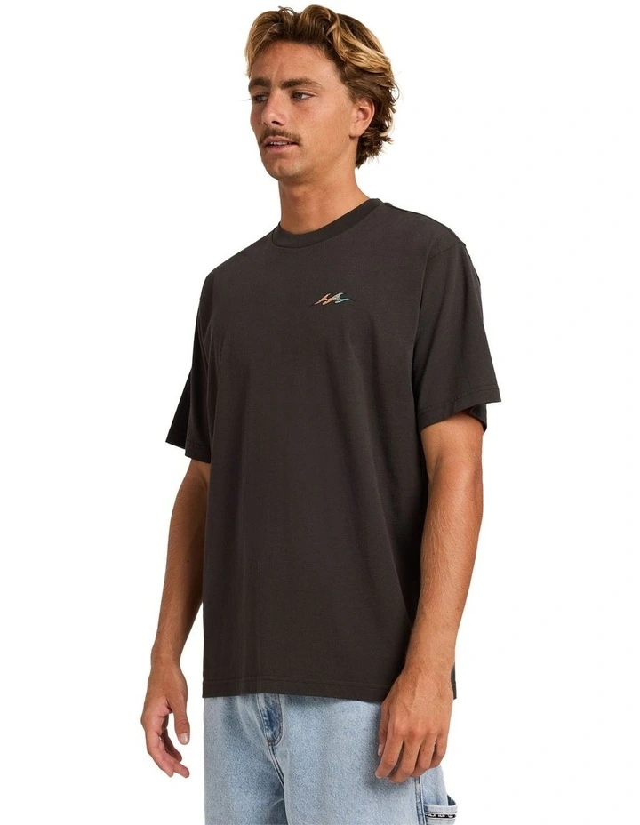 Flare T-Shirt In Raven image 3
