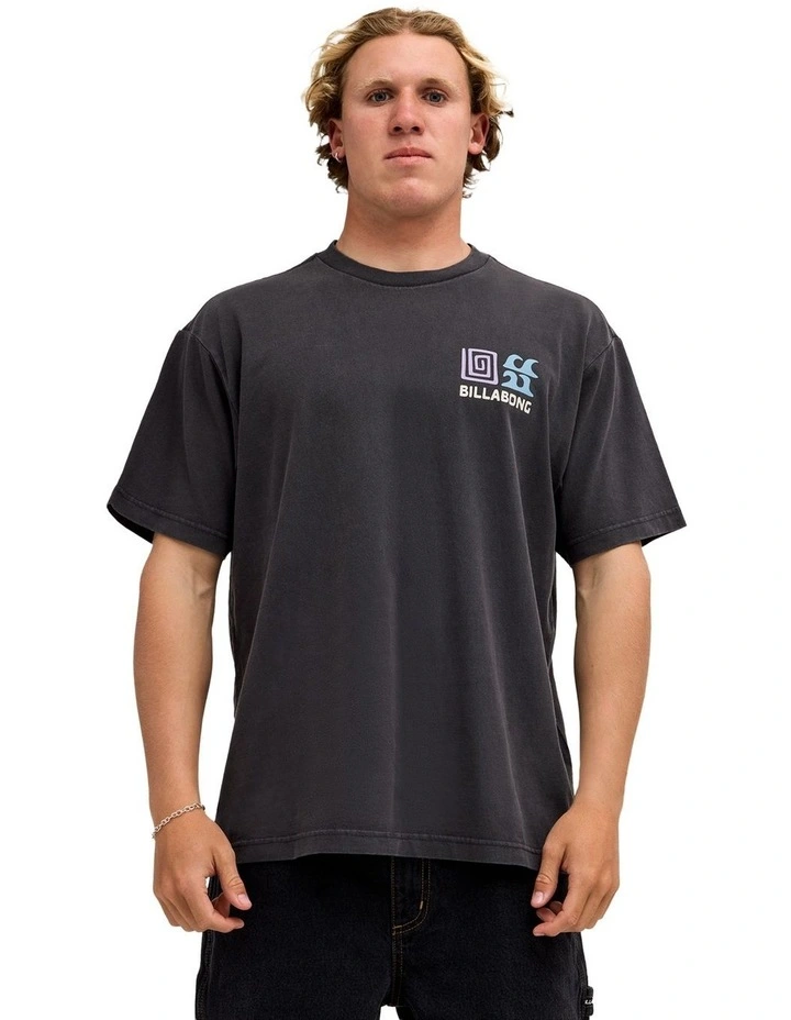 Fundamental T-Shirt In Raven image 1
