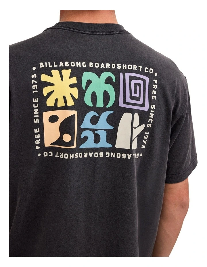 Fundamental T-Shirt In Raven image 4