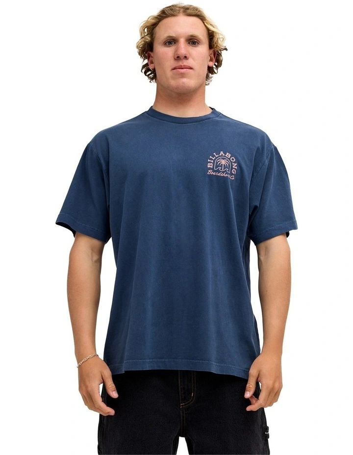 Portal T-Shirt In Dark Denim image 1