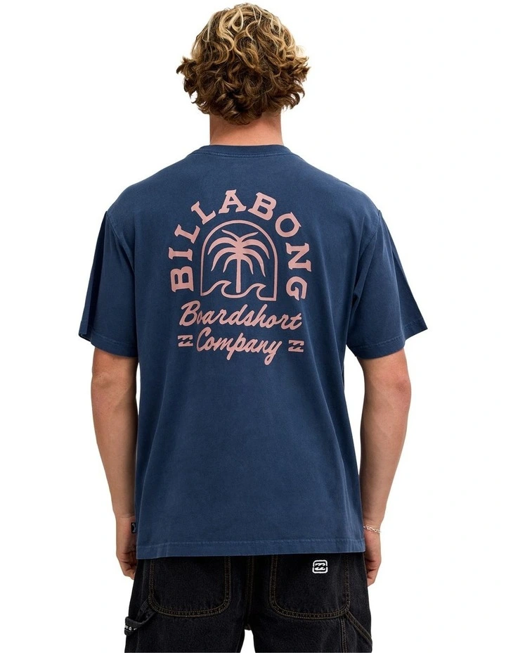 Portal T-Shirt In Dark Denim image 2