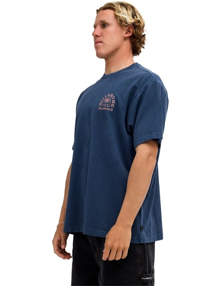 Portal T-Shirt In Dark Denim image 3