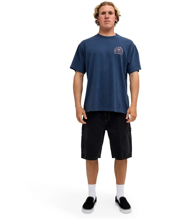 Portal T-Shirt In Dark Denim image 5