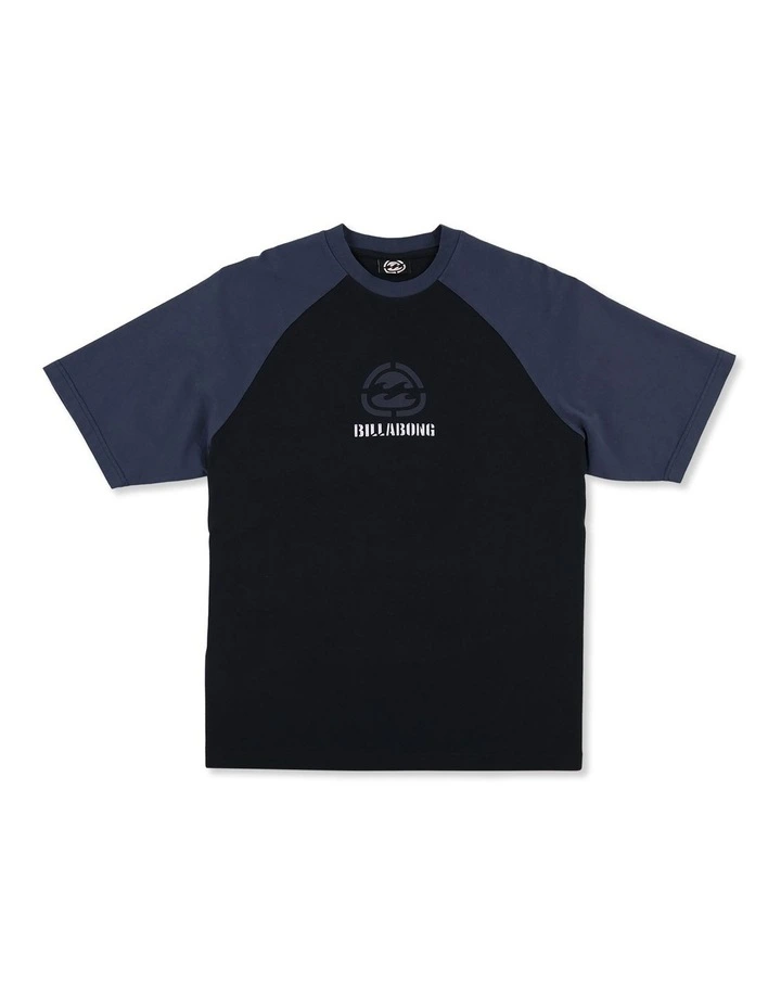 Spec 73 Raglan T-Shirt In Black image 1