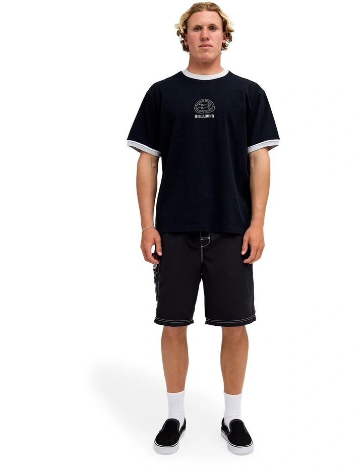 Spec 73 Bio Ringer Shirt In Black image 5