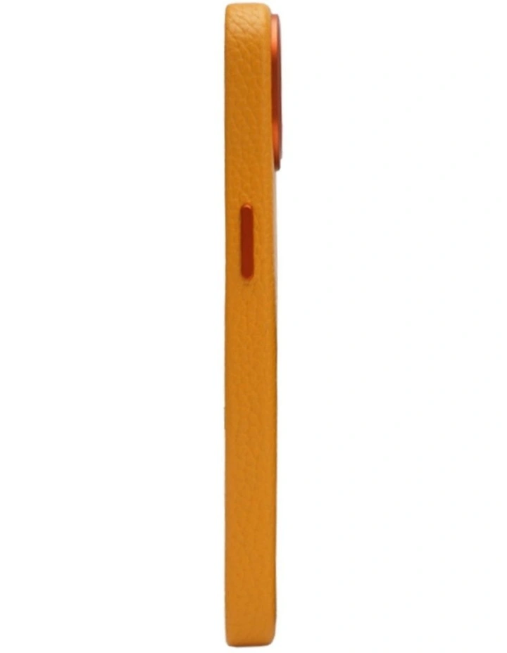 iPhone 14 Pebble Plus Magsafe Case With Screen Protector in Orange image 3