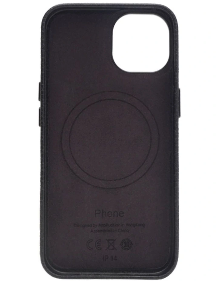 Iphone 14 Pebble Pro Max Magsafe Case With Screen Protector in Black image 2