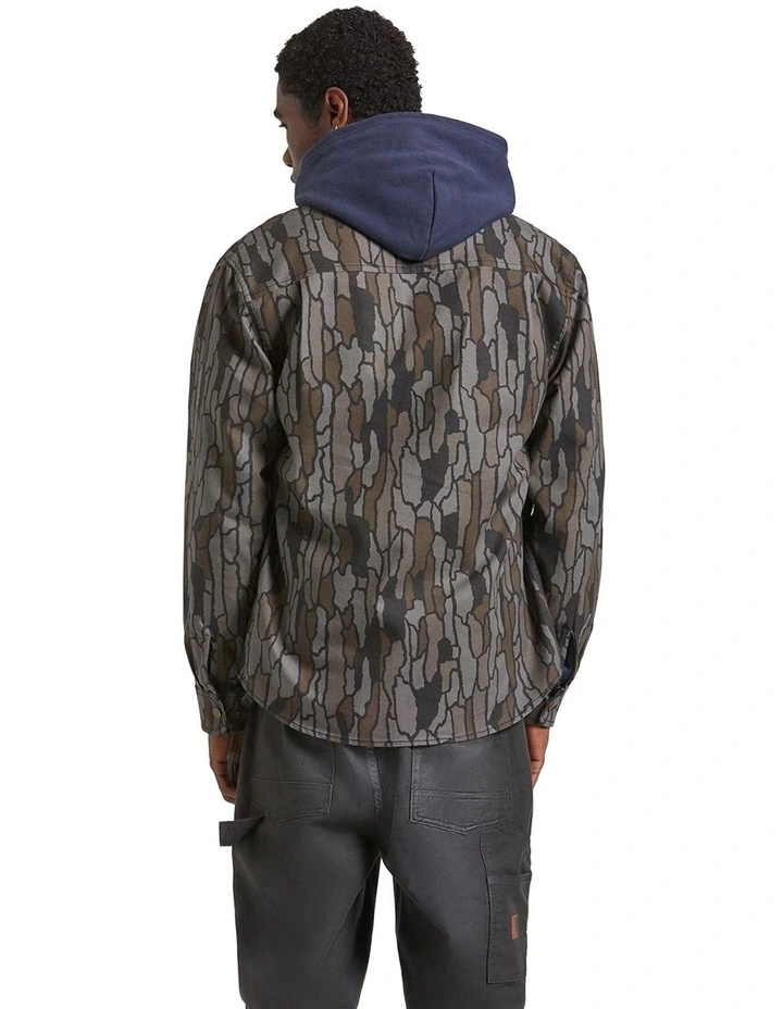 Builders Stretch Overshirt in Grey image 2