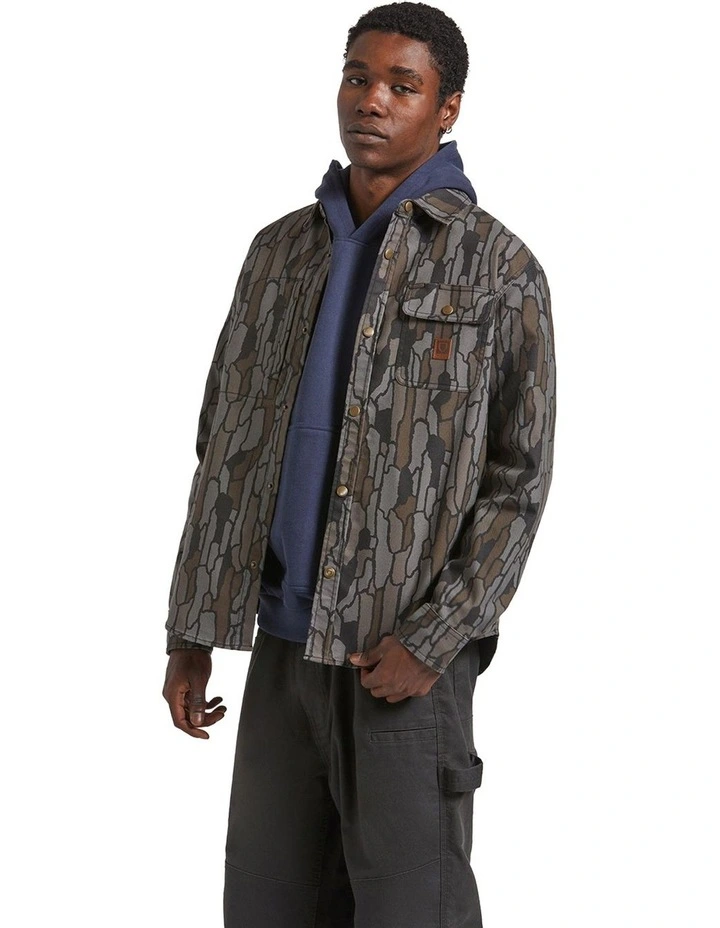 Builders Stretch Overshirt in Grey image 3
