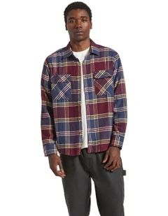 Bowery Flannel Shirt in Indigo