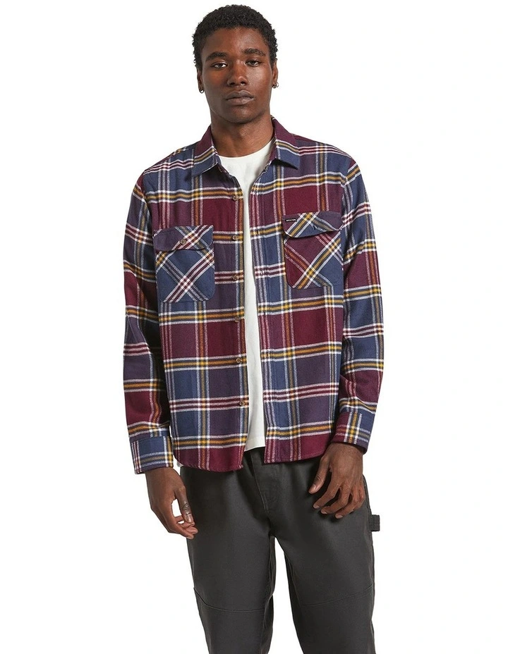 Bowery Flannel Shirt in Indigo image 1
