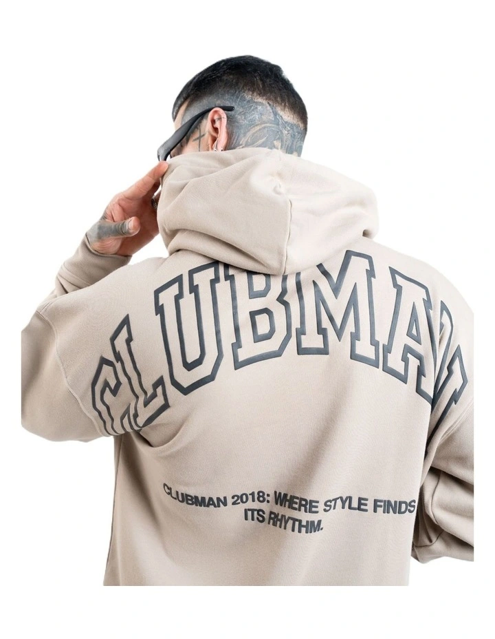 Urban Signature Hoodie in Tan image 2