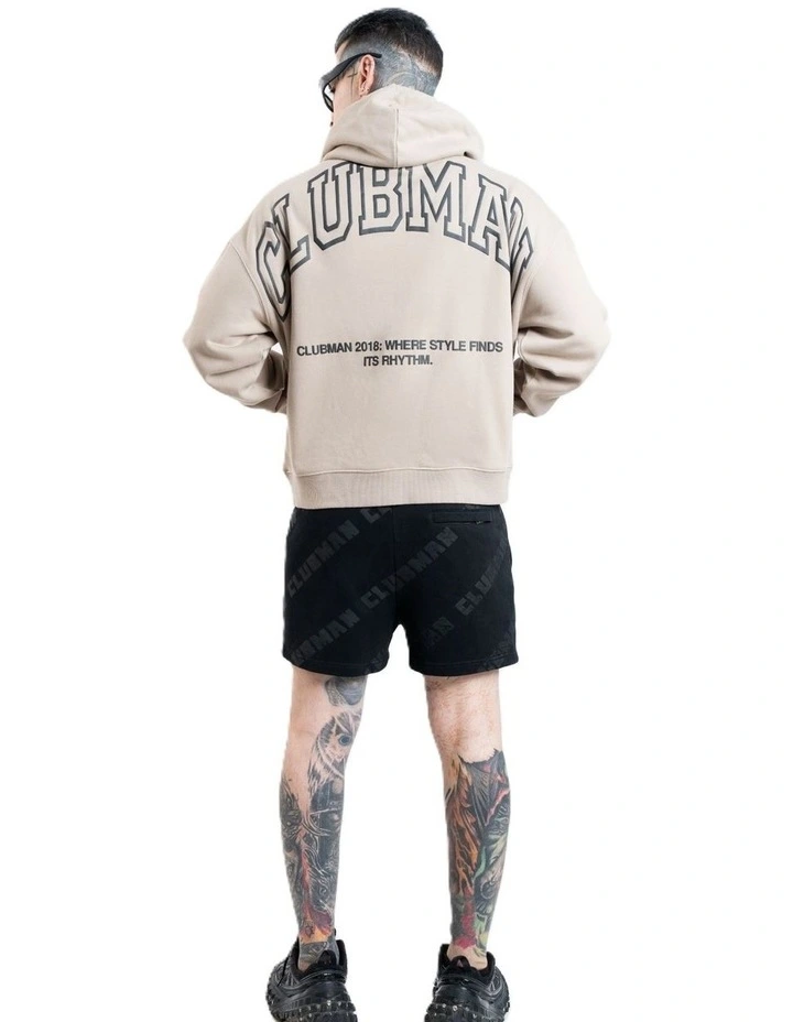 Urban Signature Hoodie in Tan image 3