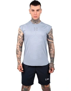 C-365 Flex Singlet in Haze Blue