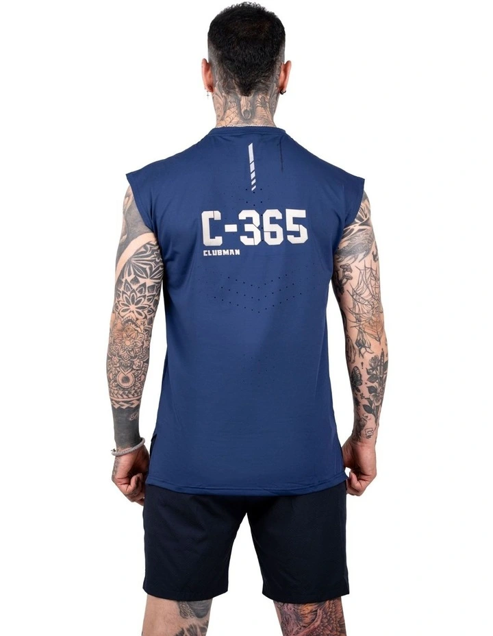 C-365 Flex Singlet in Navy image 2