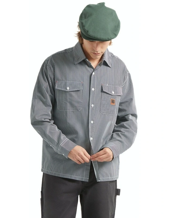 Journey LW Long Sleeve Woven Shirt in Multi image 3