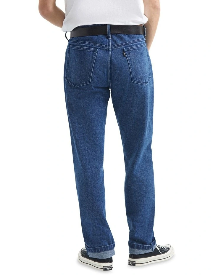 Builders 5 Pocket Jeans Pant in Medium Wash Denim image 2