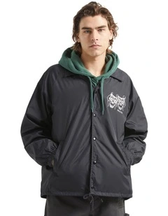 Watchman LW Coaches Jacket in Black
