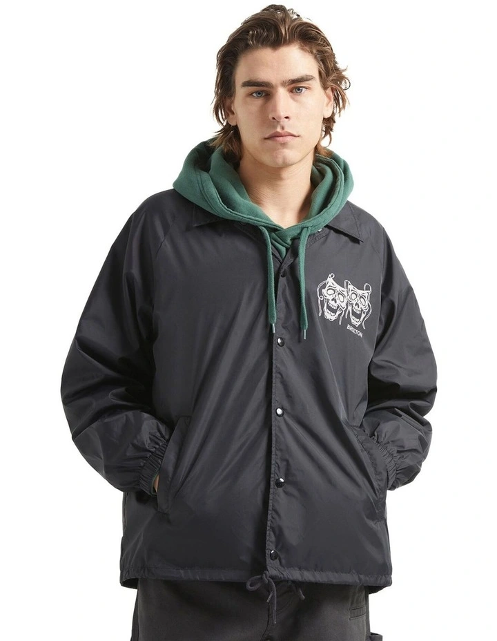 Watchman LW Coaches Jacket in Black image 1