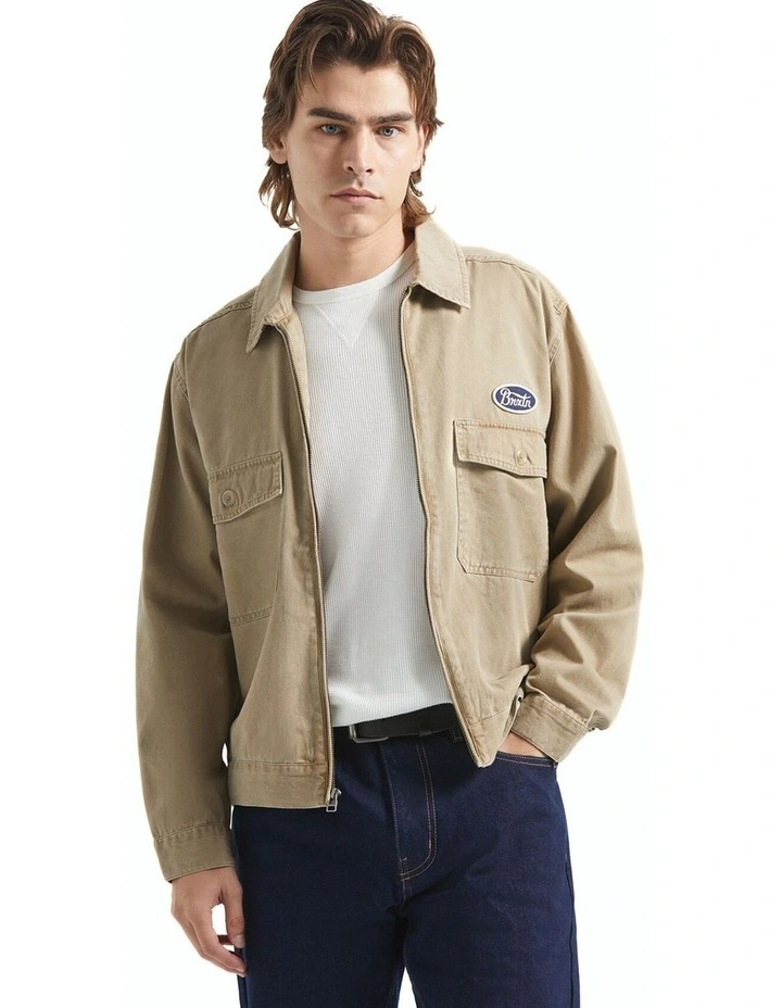 TRADEMARK LW GARAGE JKT WASHED KHAKI image 1