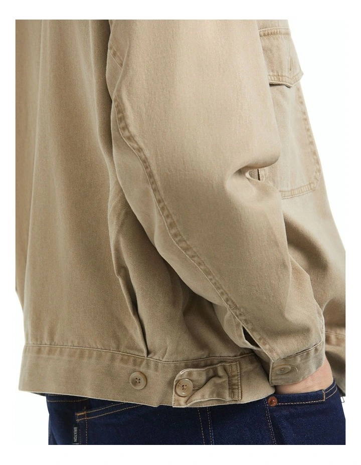TRADEMARK LW GARAGE JKT WASHED KHAKI image 2