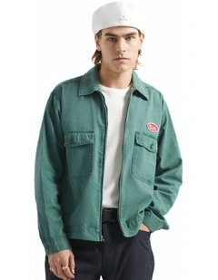 TRADEMARK LW GARAGE JKT WASHED PRIMAL GREEN