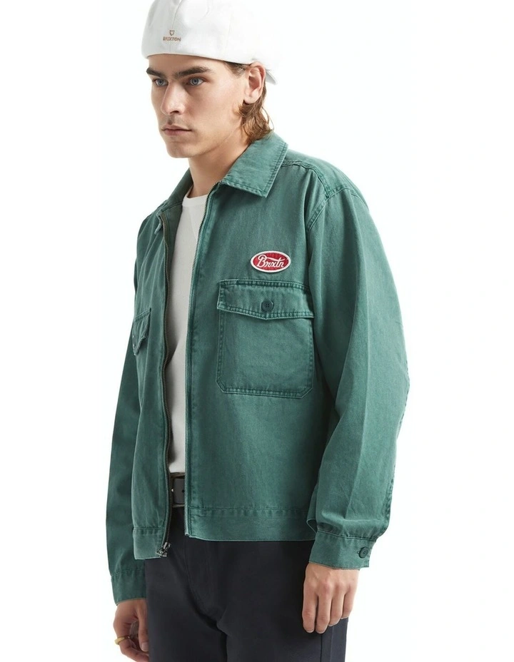 TRADEMARK LW GARAGE JKT WASHED PRIMAL GREEN image 4