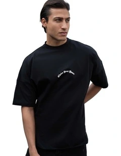 CHROME Tee - Black/White