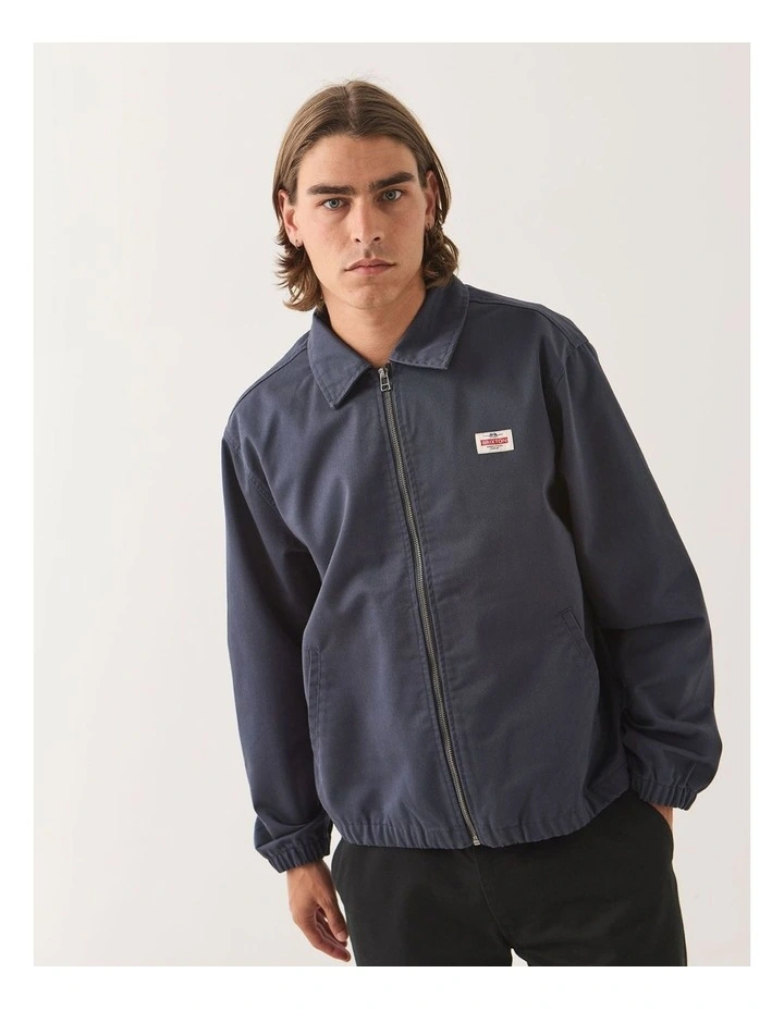 TRADEMARK LW GARAGE ZIP JACKET WASHED NAVY image 1