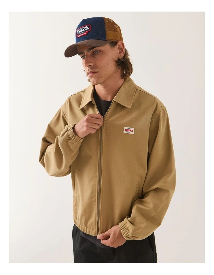 TRADEMARK LW GARAGE ZIP JACKET BRITISH KHAKI image 1