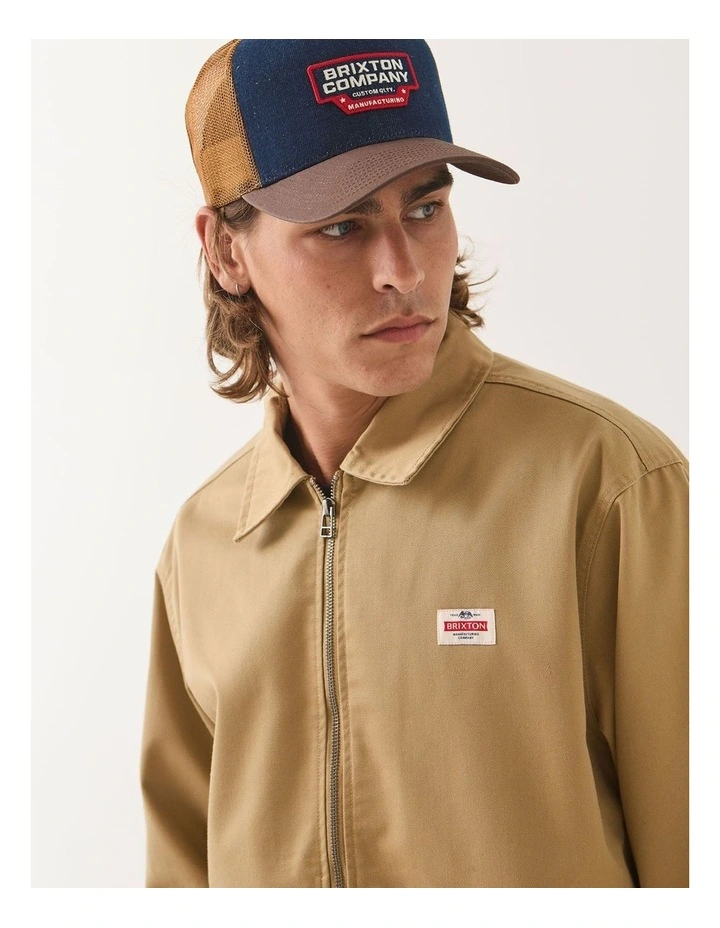TRADEMARK LW GARAGE ZIP JACKET BRITISH KHAKI image 3