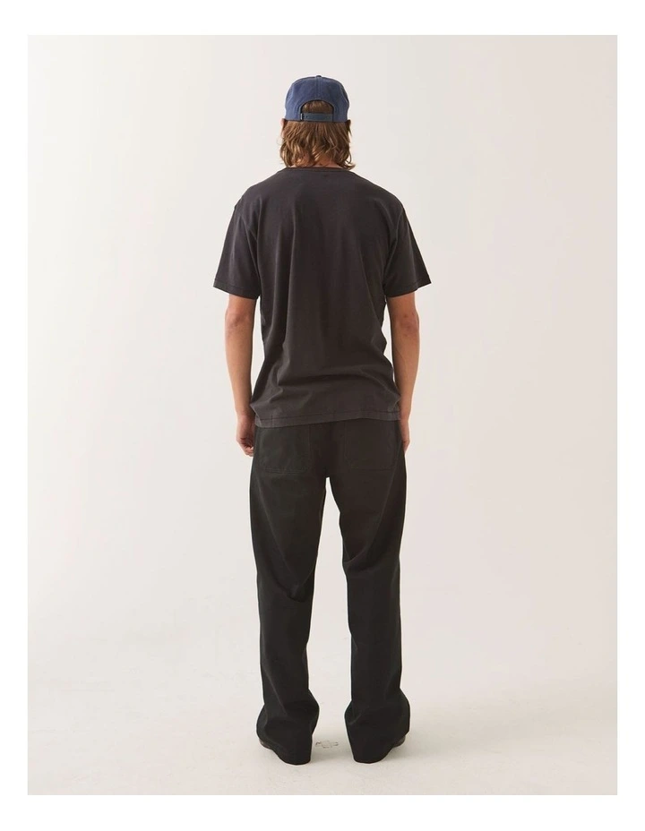BASELINE POCKET TEE BLACK image 2