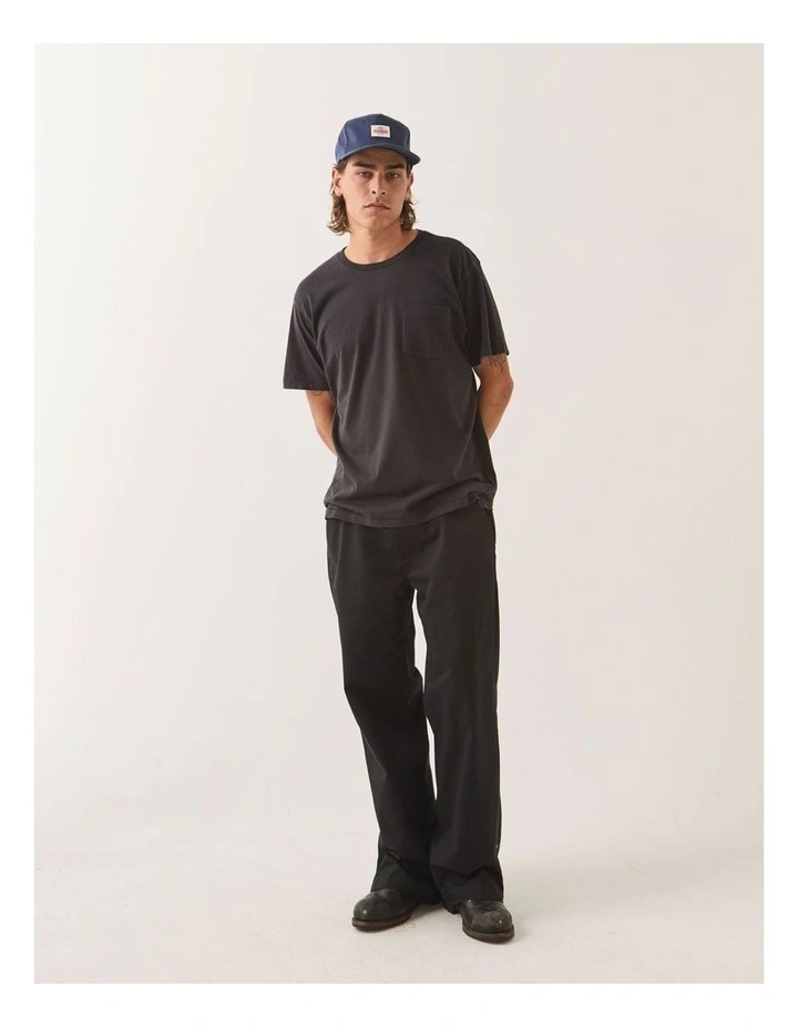 BASELINE POCKET TEE BLACK image 4