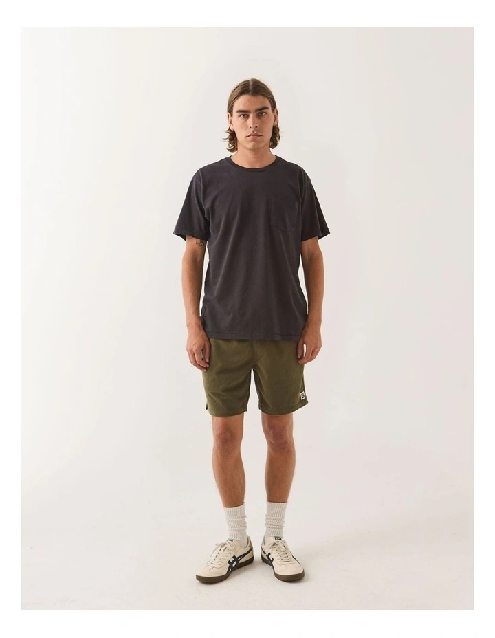EVERYDAY CORDUROY SHORT DARK OLIVE image 1
