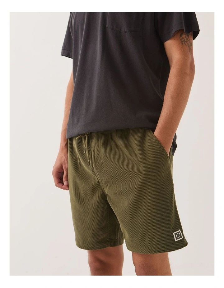 EVERYDAY CORDUROY SHORT DARK OLIVE image 3