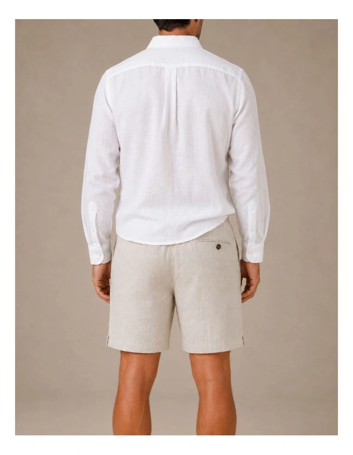 Classic Linen Shorts - Natural image 2