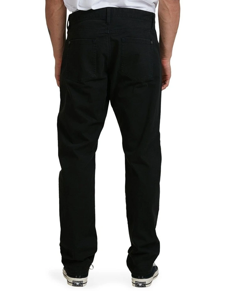 Daggers Twill Denim Jeans in Black image 2