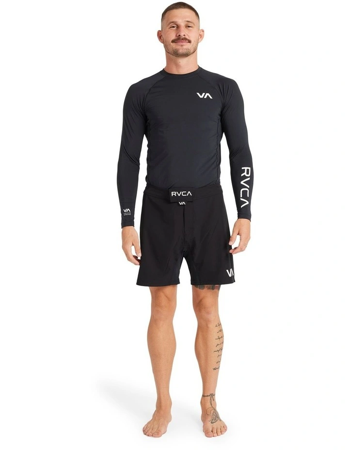 Long Sleeve Rash Vest 2 in Black image 5