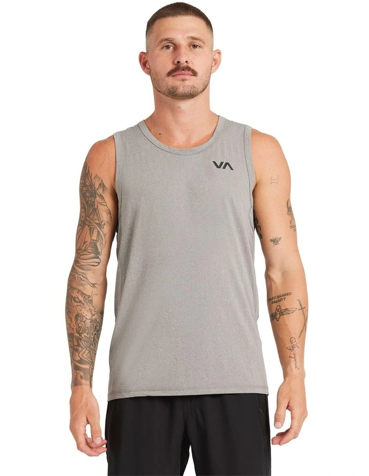 Sport Vent Singlet In Grey image 1