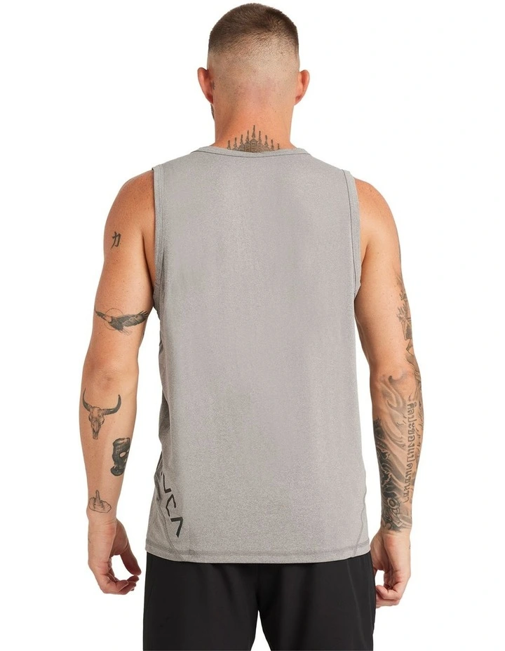 Sport Vent Singlet In Grey image 2