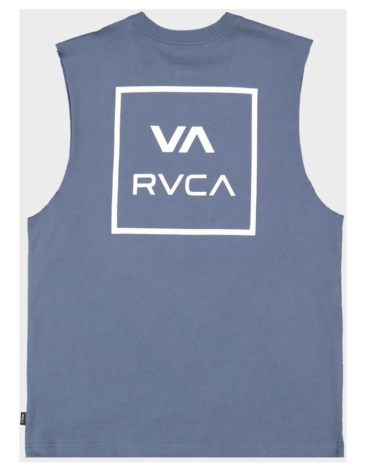 VA All The Ways Muscle T-shirts in Navy image 2