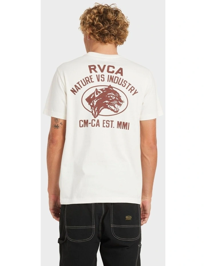 Sky Cat T-shirt in White image 2