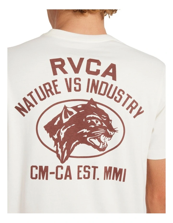 Sky Cat T-shirt in White image 4