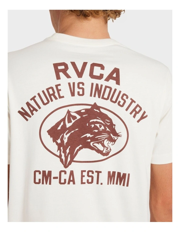 Sky Cat T-shirt in White image 4