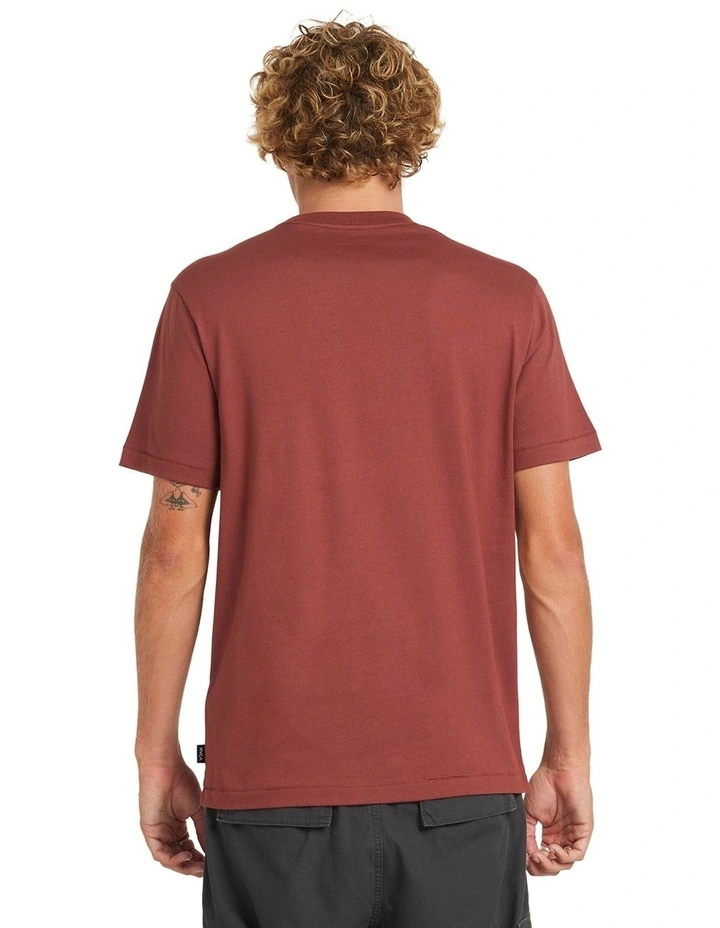 Triptych T-shirt in Red image 2