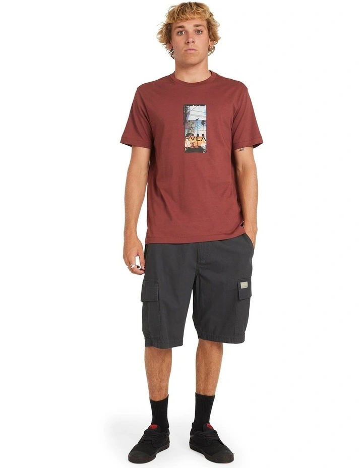 Triptych T-shirt in Red image 5