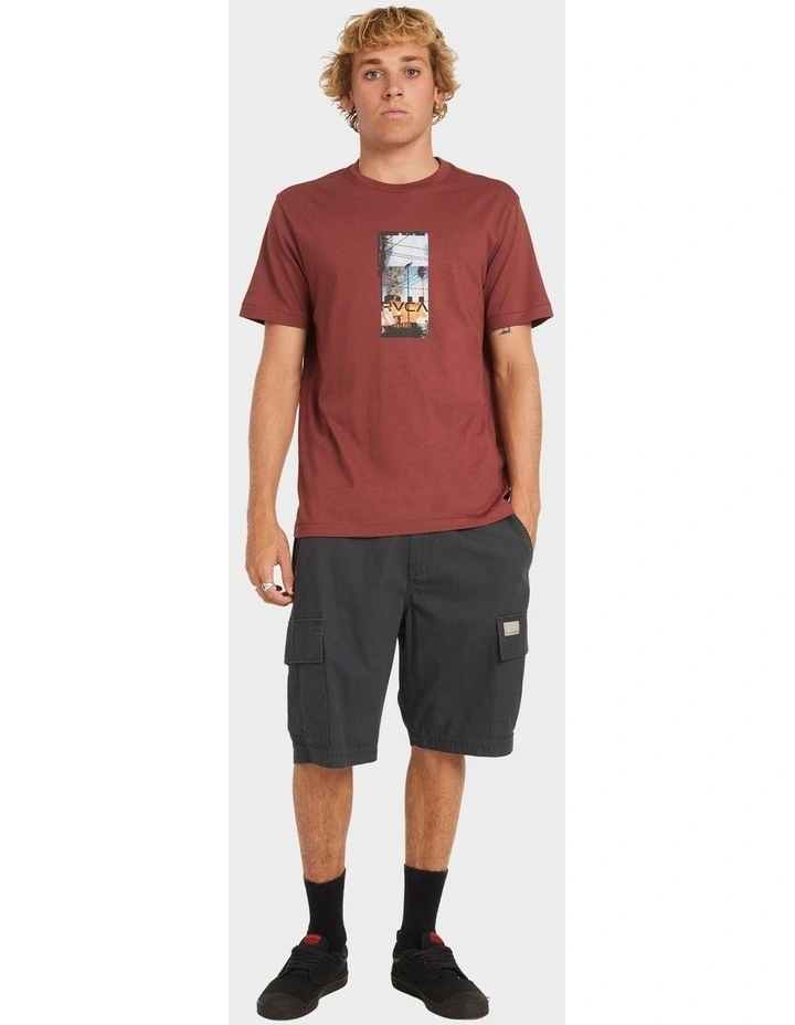 Triptych T-shirt in Red image 5