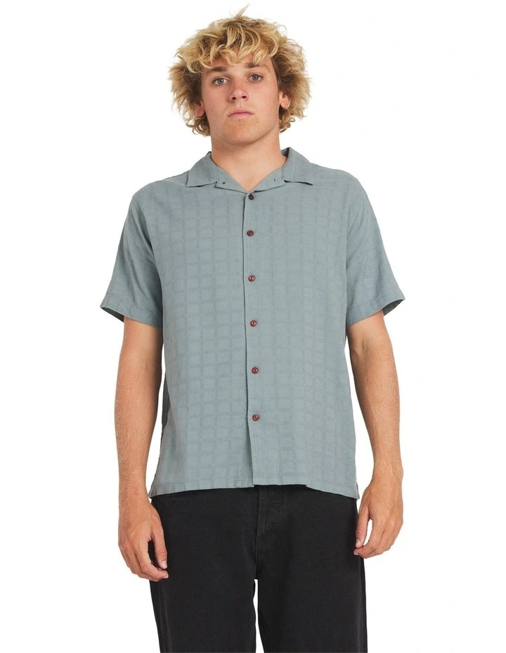 Vacancy Short Sleeve Shirt In Lead image 1
