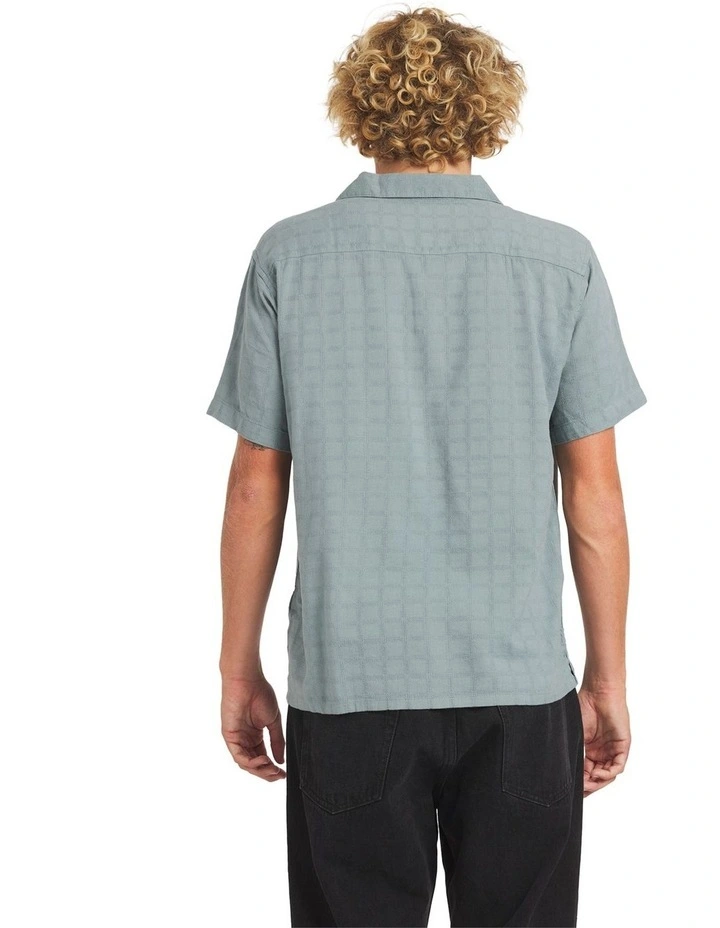 Vacancy Short Sleeve Shirt In Lead image 2